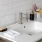 Fauceture VWP3722B8 37-Inch Ceramic Console Sink (1-Hole), White/Brushed Nickel VWP3722B8 - alternate 2